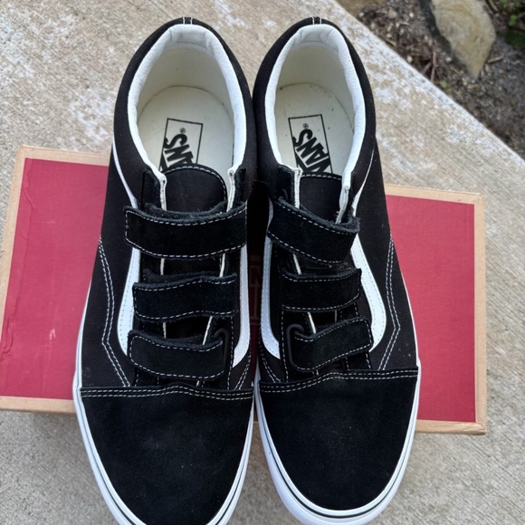 Vans Old Skool V Suede/Canvas Black/White Skate Shoes Sneakers Men's Size 13 - Picture 7 of 12